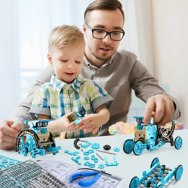 12 IN 1 LUCKY DOUG SOLAR ROBOT KITS FOR KIDS